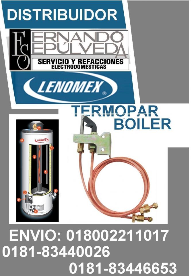 TERMOPAR DE BOILER DE GAS LENOMEX
