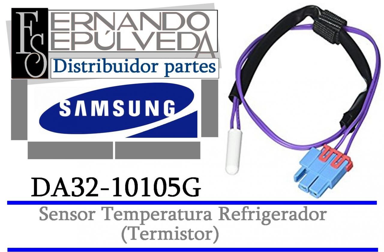 SENSOR TEMPERATURA  O TERMISTOR REFRIGERADOR SAMSUNG DA32-10105G