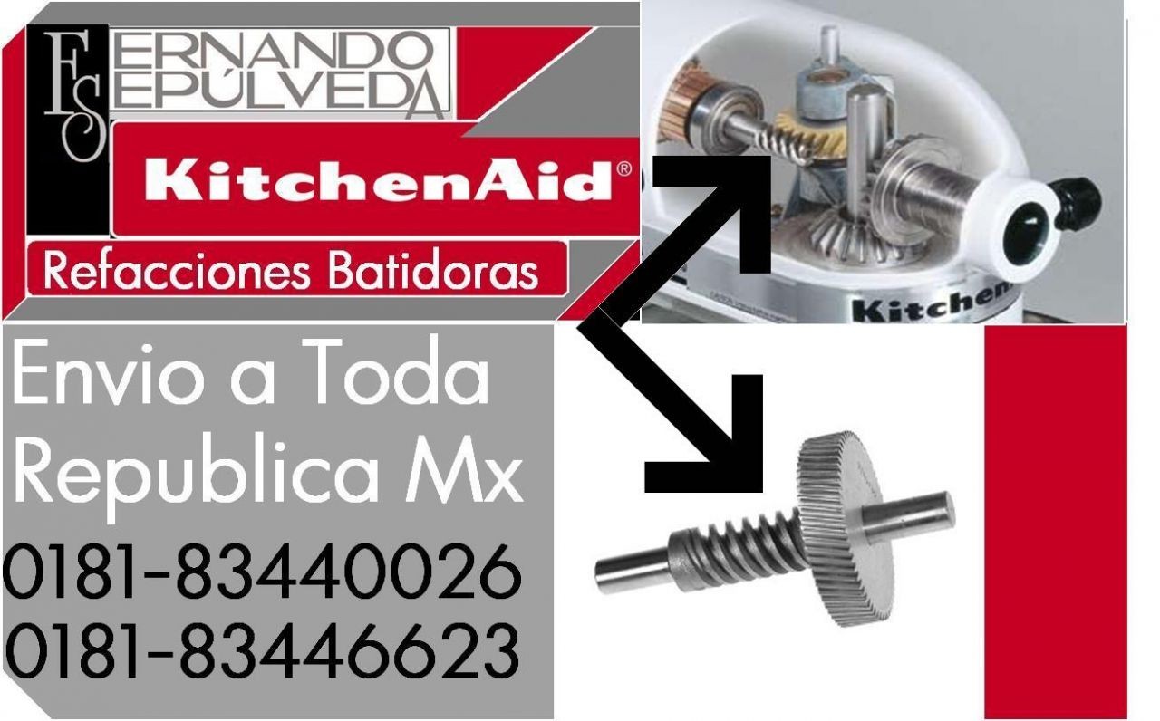 ENGRANES TIPO GUSANO DE BATIDORA KITCHENAID