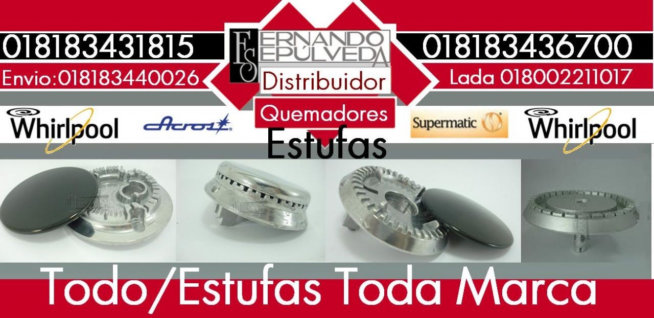 REFACCIONES PARA ESTUFAS